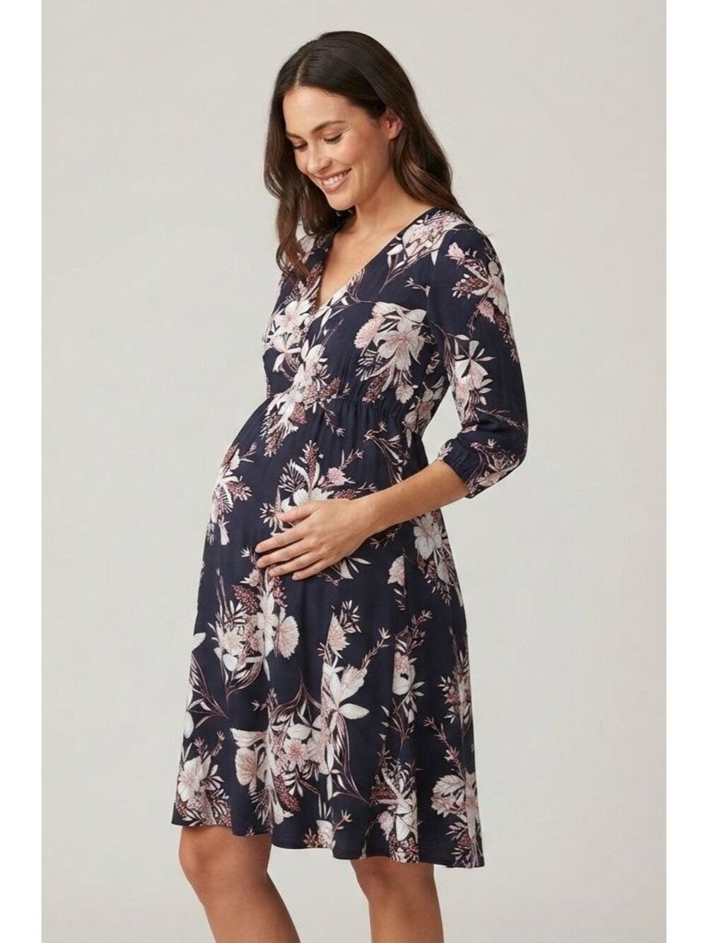 NWT Women's - Isabel Maternity by Ingrid & Isabel Floral Dress, Size Medium